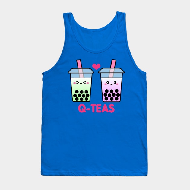 Q-Teas Boba Milk Tea Tank Top by POPHOLIC